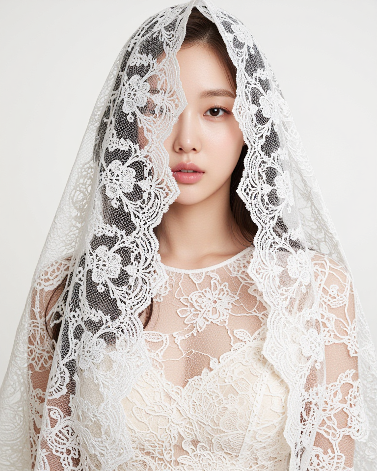 레이스 속에 숨은 그녀